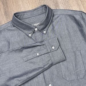 Mack Weldon Shirt Mens Large Blue Oxford Long Sleeve Button Down Business Casual